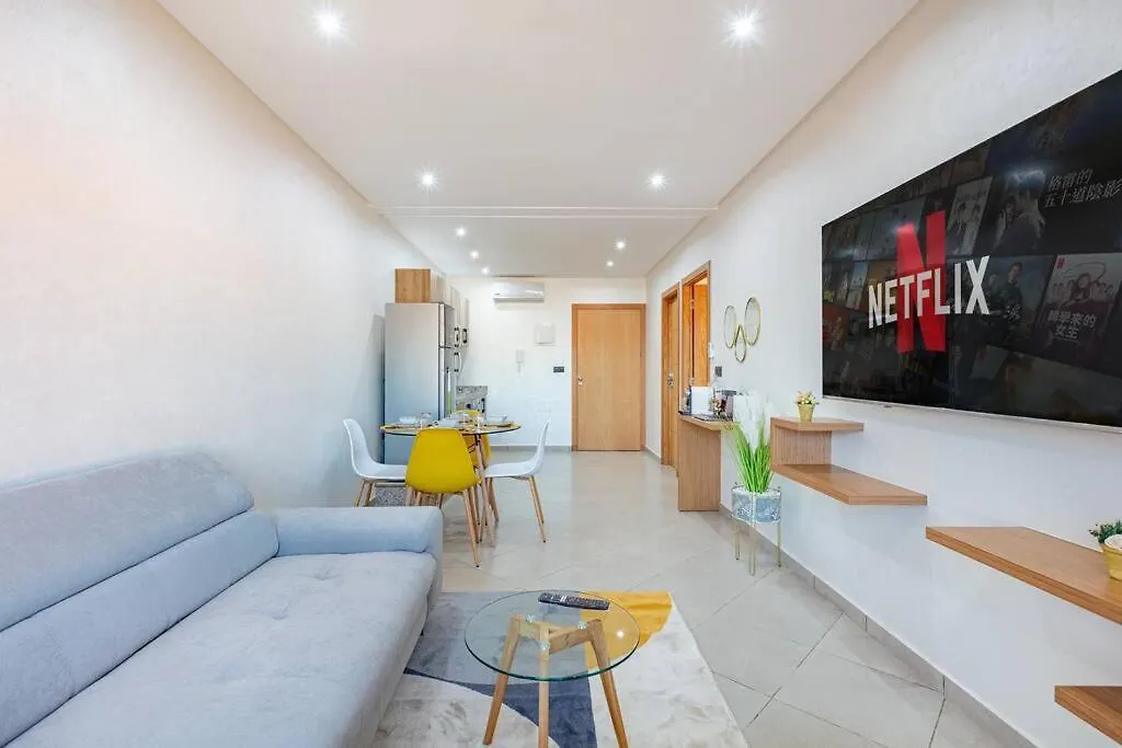 R35 Paisible Et Tout Confort : Netflix+Parking+Wifi Gratuit Marrakesh 0*,  Morocco